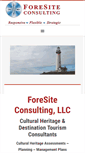 Mobile Screenshot of foresiteconsultingllc.com